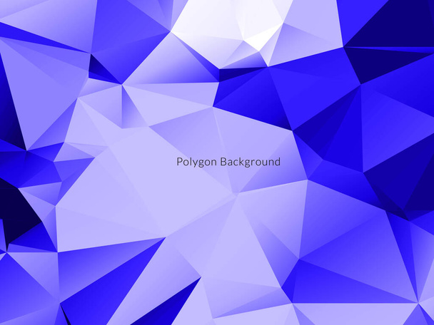 Modern colorful geometric polygon background vector - Vettoriali, immagini