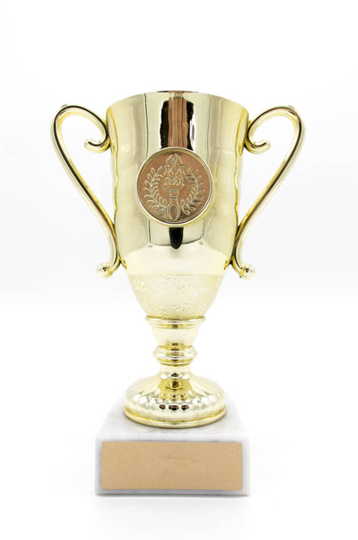 Medalist cup isolated on white background - Foto, imagen