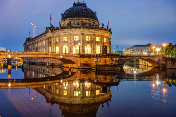 The Bode Museum on the Museum Island in Berlin at dawn - Photo, Image