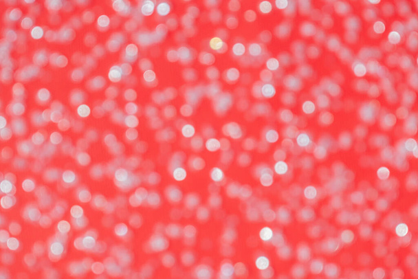 Blured White and Red lights Abstract background. - Foto, Bild