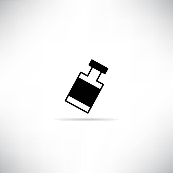 bebida botella icono vector ilustración - Vector, Imagen