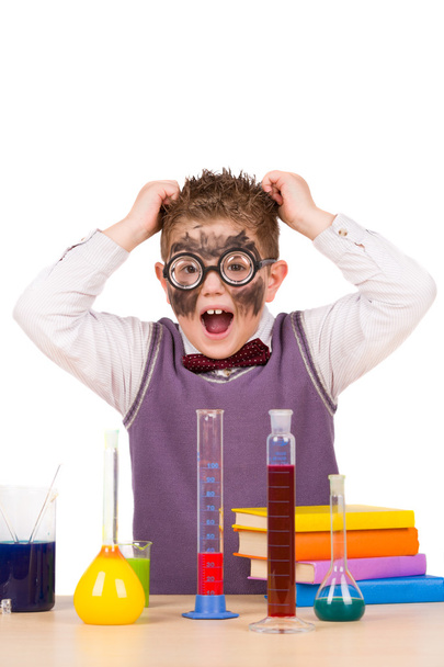 Little funny chemist - Foto, immagini