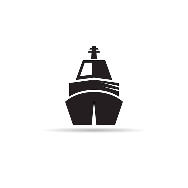 Schiff Schiff Icon Vektor auf weißem Hintergrund - Vektor, Bild