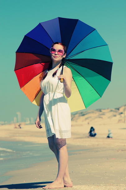 Model with umbrella - Photo, Image