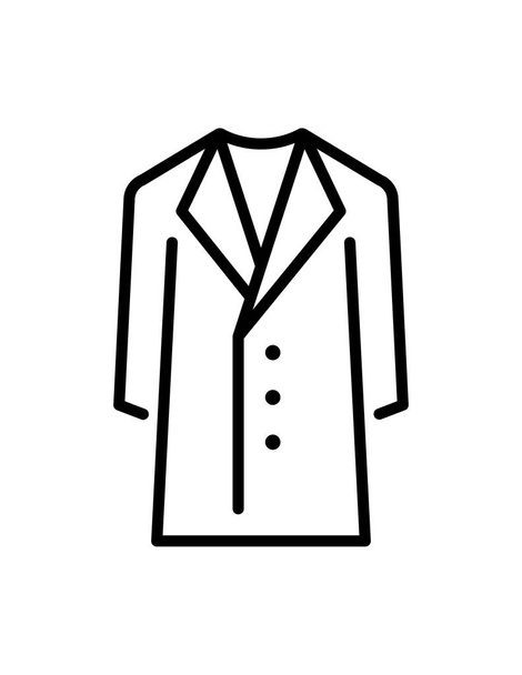 coat  web icon. Vector illustration  - Vettoriali, immagini