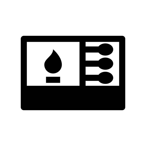 vector illustration of matches modern icon - Vector, afbeelding