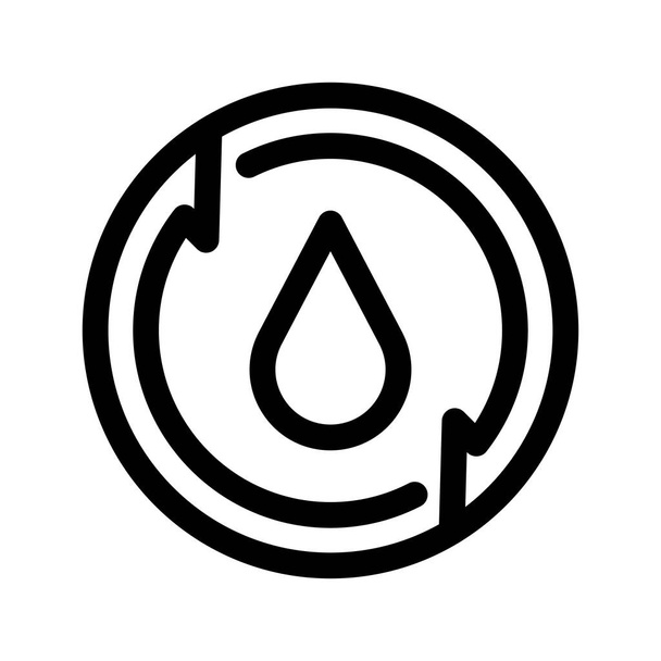 water icon, vector illustration  - Vektör, Görsel