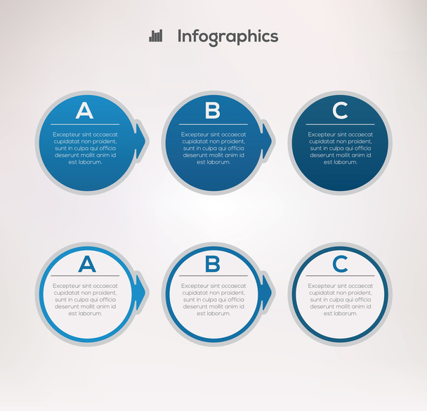 Minimal infographics. - Vector, Imagen