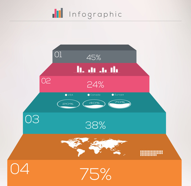 Infographic elements. - Vektor, Bild