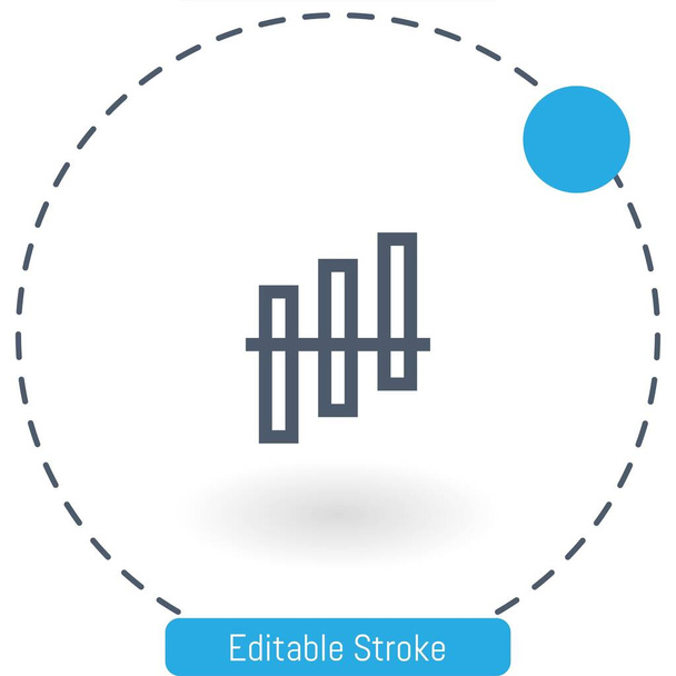 graphic vector icon editable stroke outline icons for web and mobile - Vector, Image