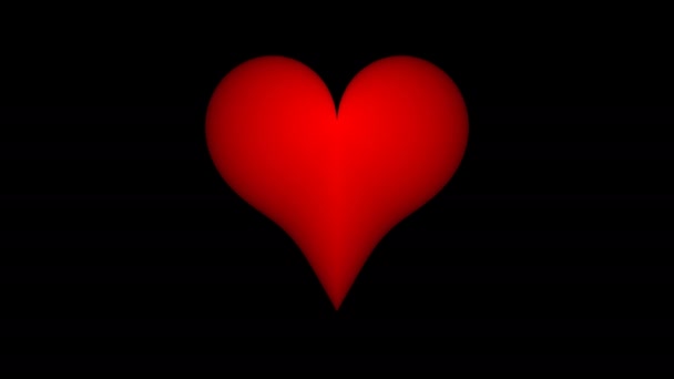 Bouncing Heart Maska Elastyczne Stretch Love Powrót Break Up Lovers - Materiał filmowy, wideo