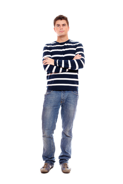 Young man standing firmly - Photo, Image
