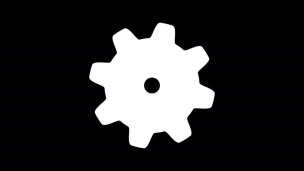 Spinning Gear Mask Cog Gépi hajtóműrendszer - Felvétel, videó