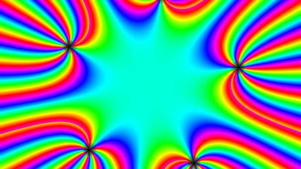 Dulce caramelo rayas centro agujero cambio de color transformación Trans Theme - Imágenes, Vídeo