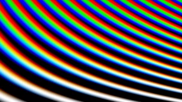 Srážející se světelné pruhy od Rgb k monochromatickému přechodu - Záběry, video