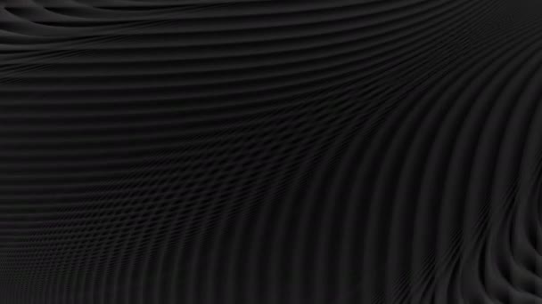 Tmavá saténová povrchová deformovaná tkanina - Záběry, video