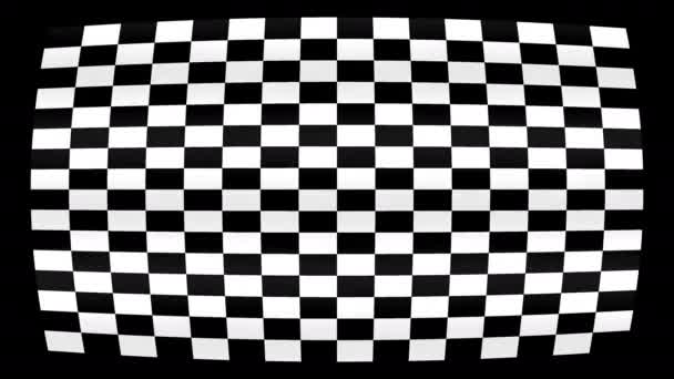 Patrón de tablero de ajedrez Máscara de capa inferior suave en movimiento - Metraje, vídeo