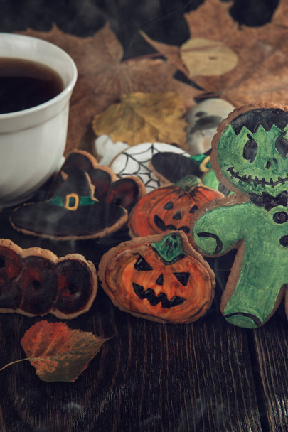 Galletas de jengibre para Halloween - Foto, imagen