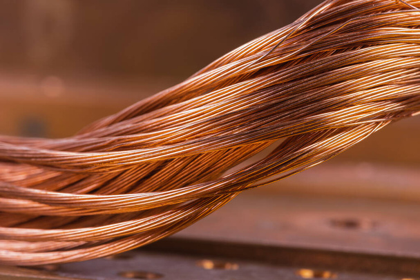Copper raw materials energy industry - Photo, Image
