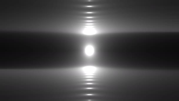Abstrakti auringonnousu lähestyy valoja Kirkas tunneli kuolema - Materiaali, video