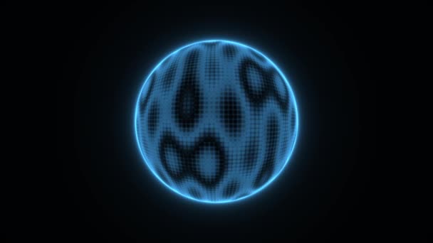 Spinning pianeta palla oggetto Ciclo rotante - Filmati, video