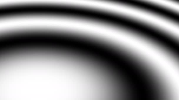 Soft Moving Rings of Fine Gradient Monochrome Mask - Footage, Video