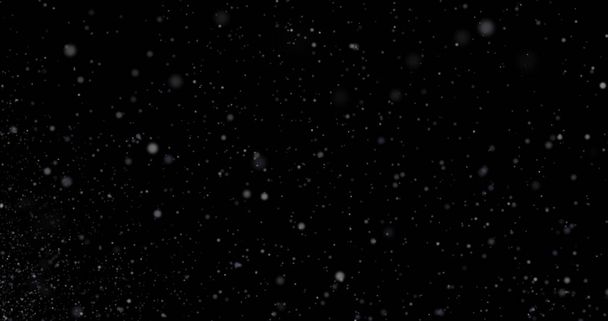 Absztrakt textúra, porpehely, sötét háttérre hulló hó - Fotó, kép