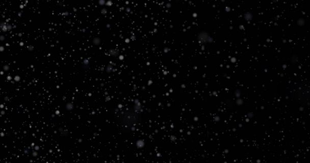 Abstrakti rakenne, pölyhiutale, tummalle pohjalle putoava lumi - Valokuva, kuva