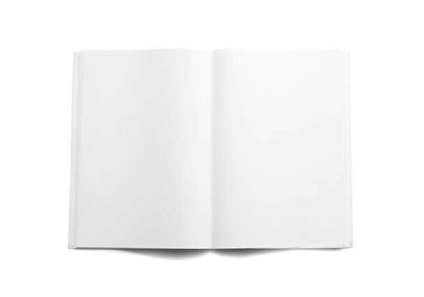 Üres magazin fehér háttér - Fotó, kép