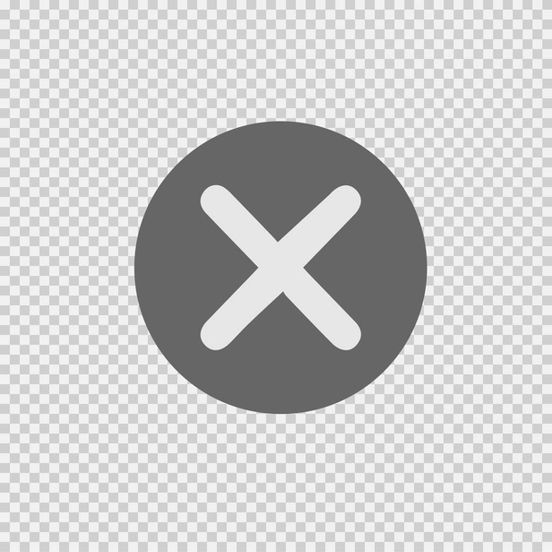 X mark vector icon eps 10. Remove symbol. Delete sign. - Vector, Image