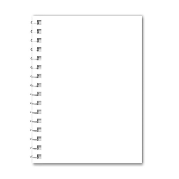 Notebook vector mockup - Vector, afbeelding