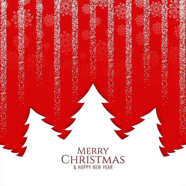 Merry Christmas decorative festive background vector - Vector, afbeelding