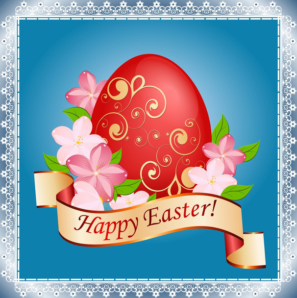 Easter background with patterns - Foto, Imagem