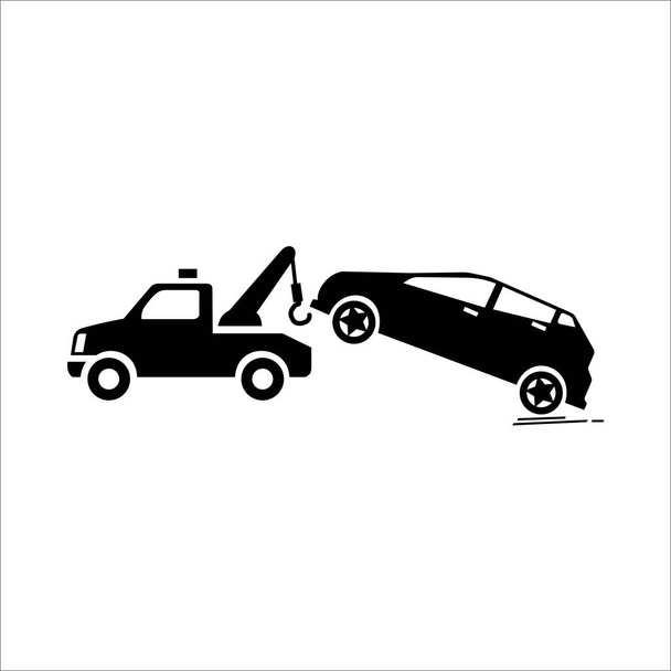Crash Autos Vektor solide Symbole - Vektor, Bild