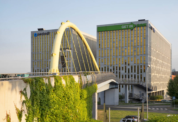 Modern office building in Katowice. Poland - Fotó, kép