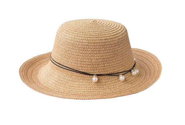 Fashion lady hat on white background. - Photo, Image