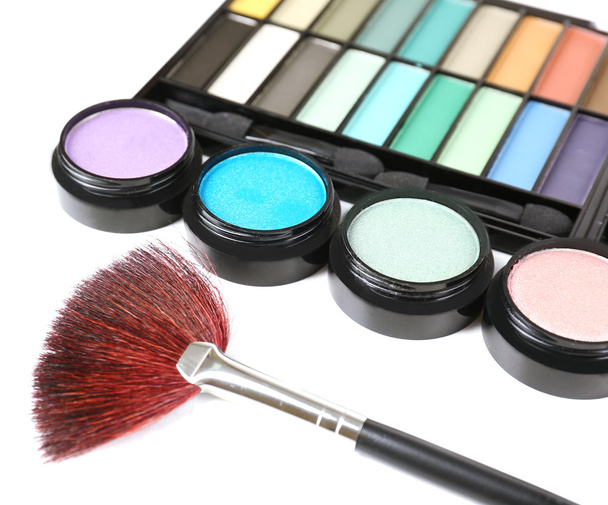 Professional make-up tools isolated on white - Фото, зображення