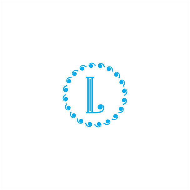 Монограмма логотипа L - Вектор,изображение