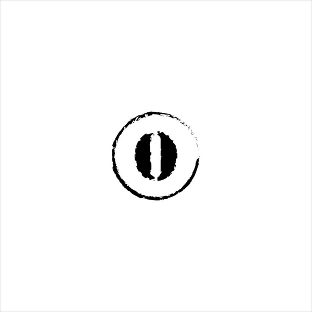 O litera logo abstrakcyjny projekt - Wektor, obraz
