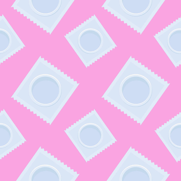 prezervatifsiz düz dizayn - Vektör, Görsel