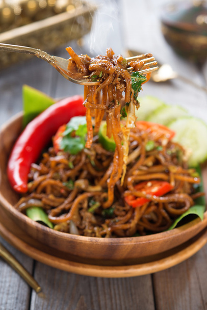spicy fried noodle - Photo, image