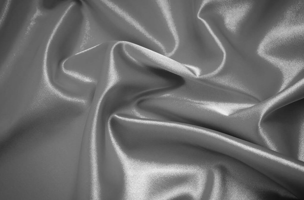 Textura de fondo satinado gris - Foto, imagen