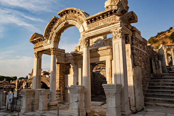 Ancient ruins of Ephesus Archaeological Museum, Izmir, Turkey  - Fotoğraf, Görsel