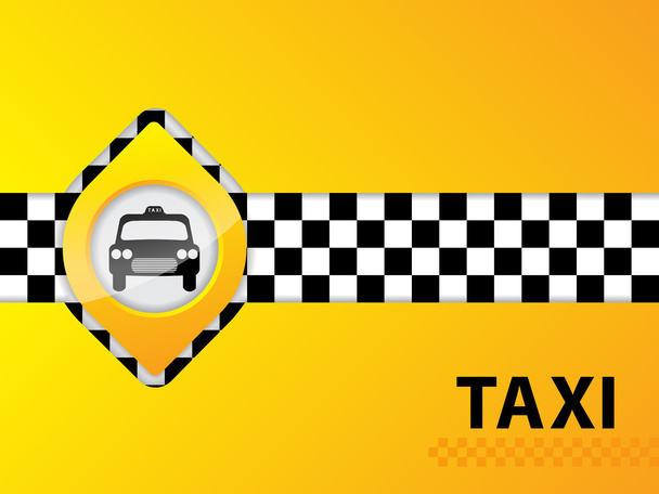 抽象的なタクシー背景デザイン - ベクター画像