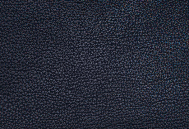 Black leather texture background surface - Фото, изображение