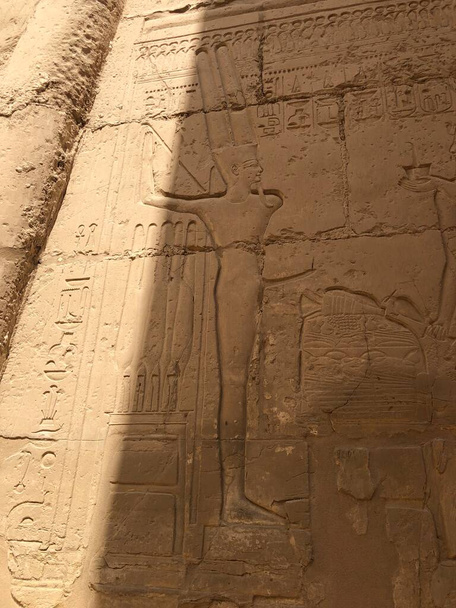 Aciënte Tempel in Luxor Egypte - Foto, afbeelding