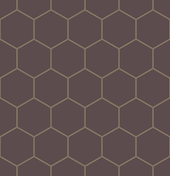 Seamless Hexagonal Vector Pattern - Vector, Image