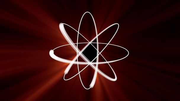 atom abstract light model, 3d illustration render - Photo, Image