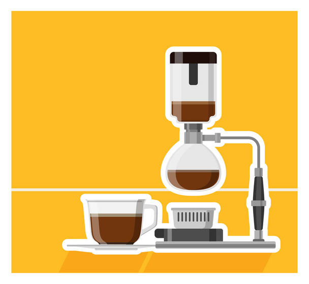 Vektori kahvi banneri, Kahvi suunnittelu vektori illustratio - Vektori, kuva