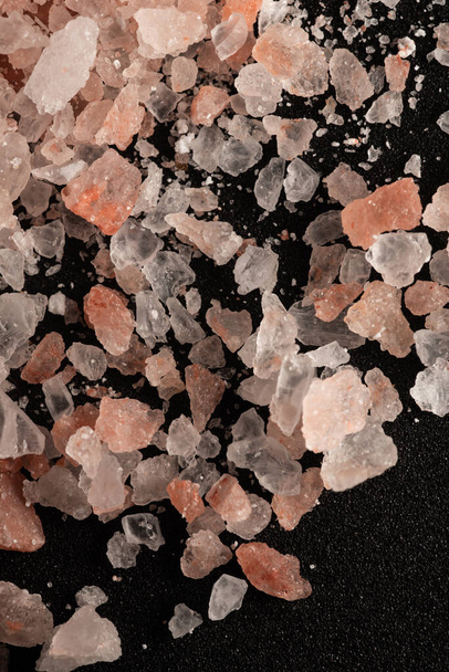 Himalaya Salt macro close up, selective focus - Photo, Image